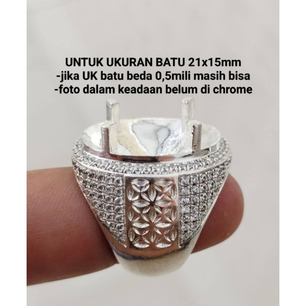 RING ALSUP TERBARU MODEL PERAK MICROSETTING