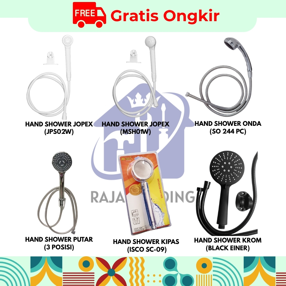 HAND SHOWER KAMAR MANDI ONDA JOPEX ISCO EINER SHOWER MANDI / HAND SHOWER KAMAR MANDI ONDA / SHOWER M