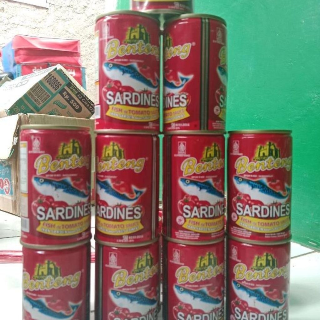 Sarden Botan 155gr - Sarden Botan Ikan Makarel dengan Saus Tomat, 155gr