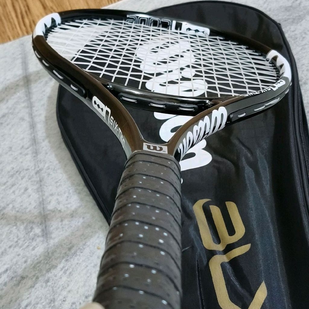RAKET TENIS WILSON NCODE BLACK BUAT PEMULA DEWASA ADA TAS