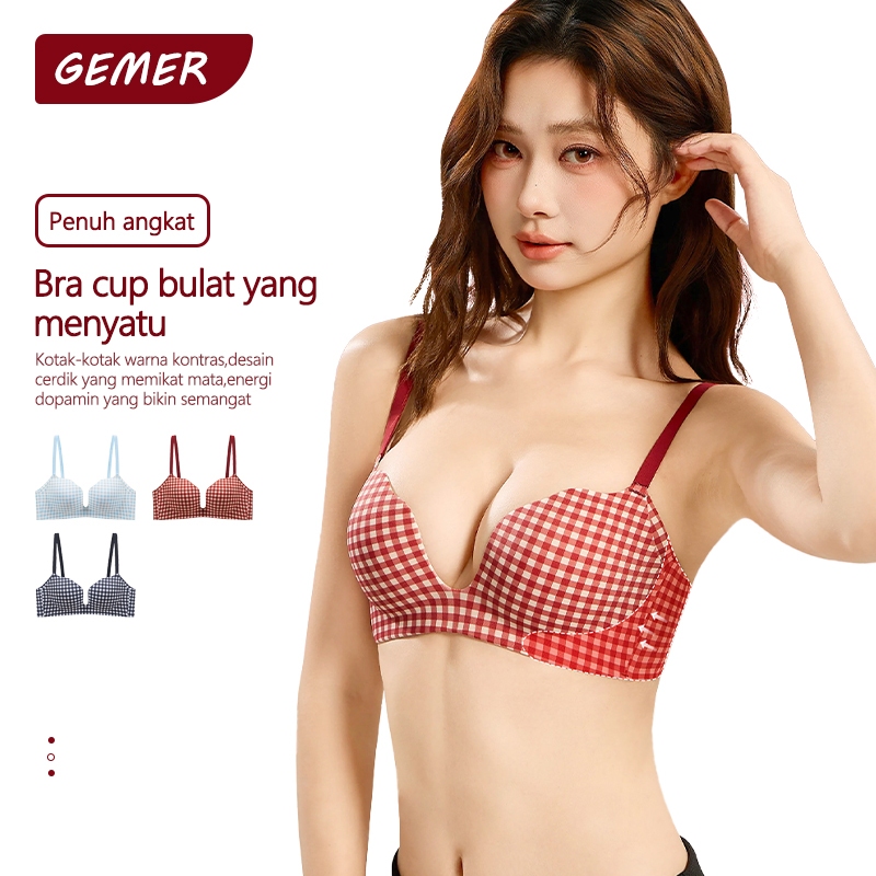 GEMER Bh seamless bra push up premium Bra tanpa kawat
