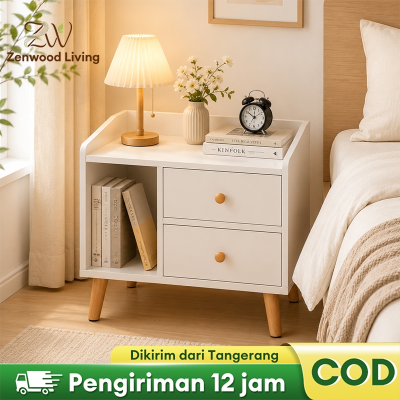 Meja Nakas Lemari Nakas Kayu Meja Nakas Serbaguna  Lemari Penyimpanan Nakas Minimalis Meja Samping K