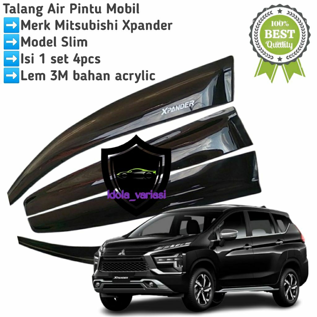 Talang Air Pintu Mobil Mitsubishi Xpander Ultimate Xpander Cross New Xpander 2017-2026 Premium Quali