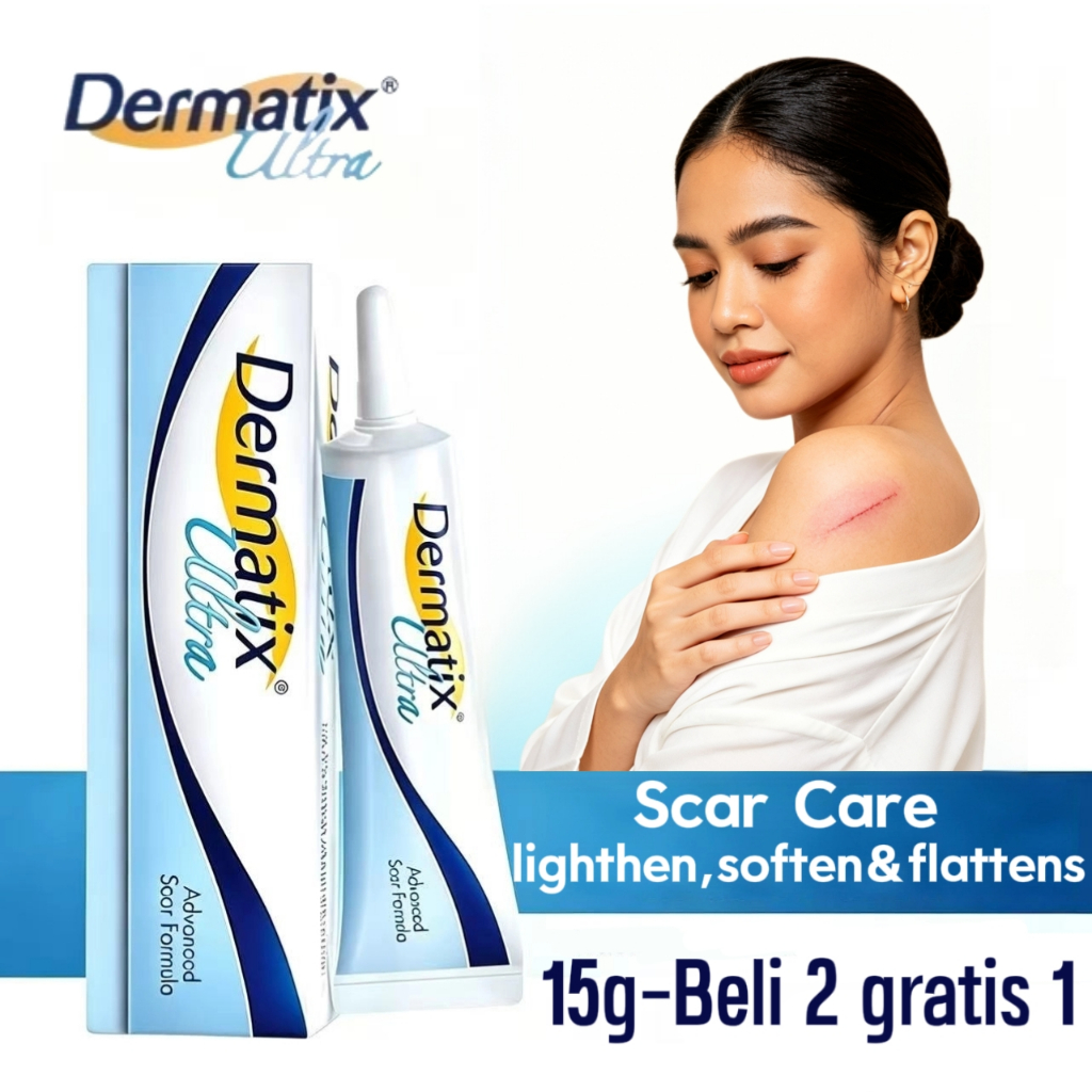 *ORI-BEST SELLING* Dermatix Ultra Scar Removal Cream 15gr  - Surgical Scars Effectively - Bekas Caes