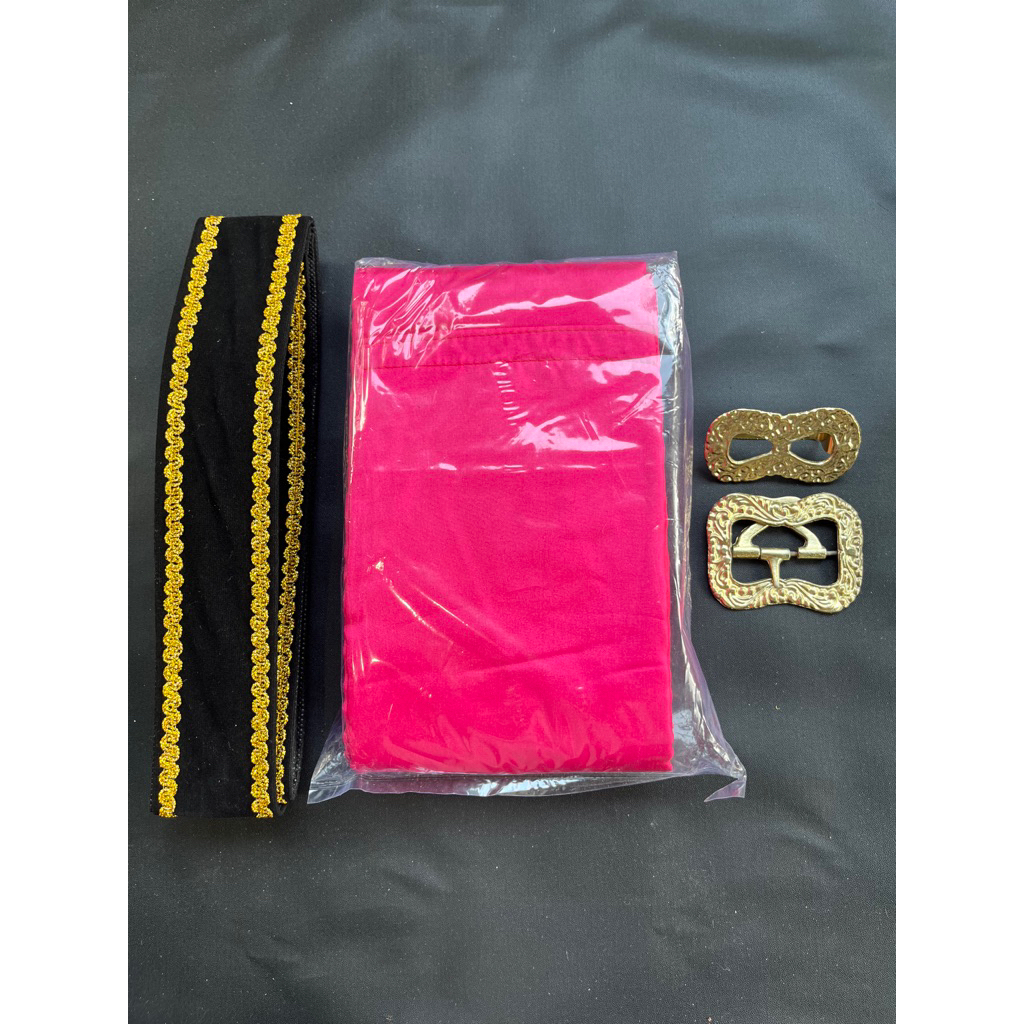 Set sabuk kamus lontong polos dan timang