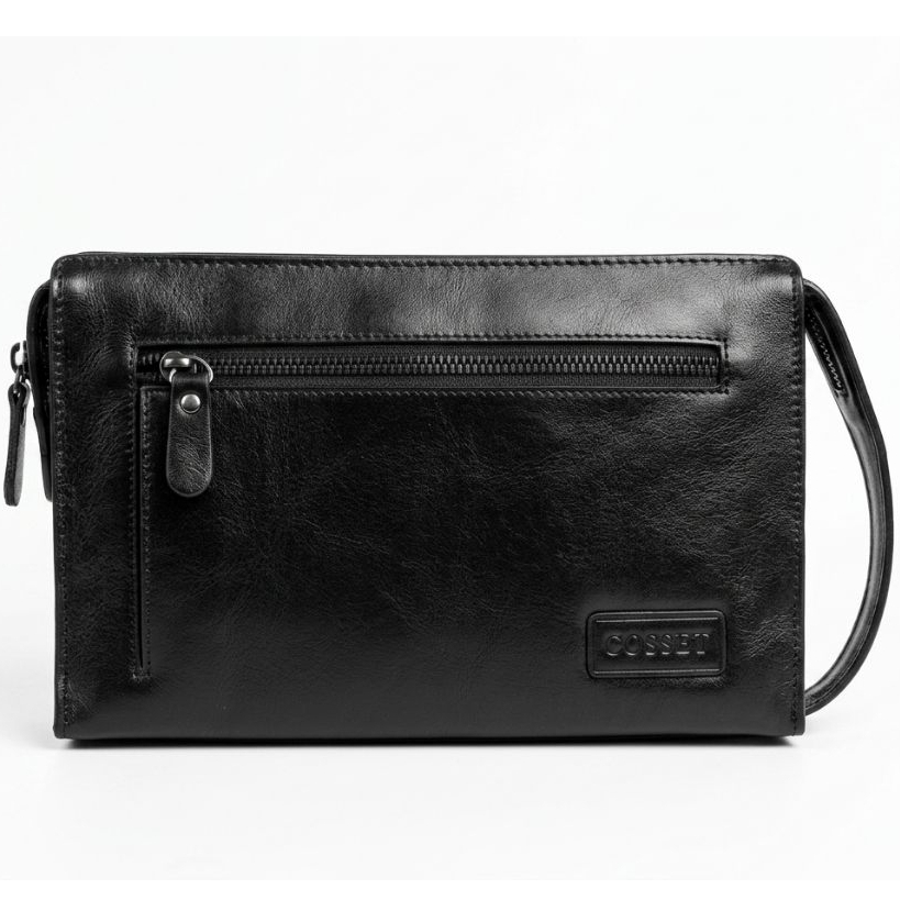 COSSET - Handbag Pria Kulit Asli Tas Tangan Pria Kulit Asli 219