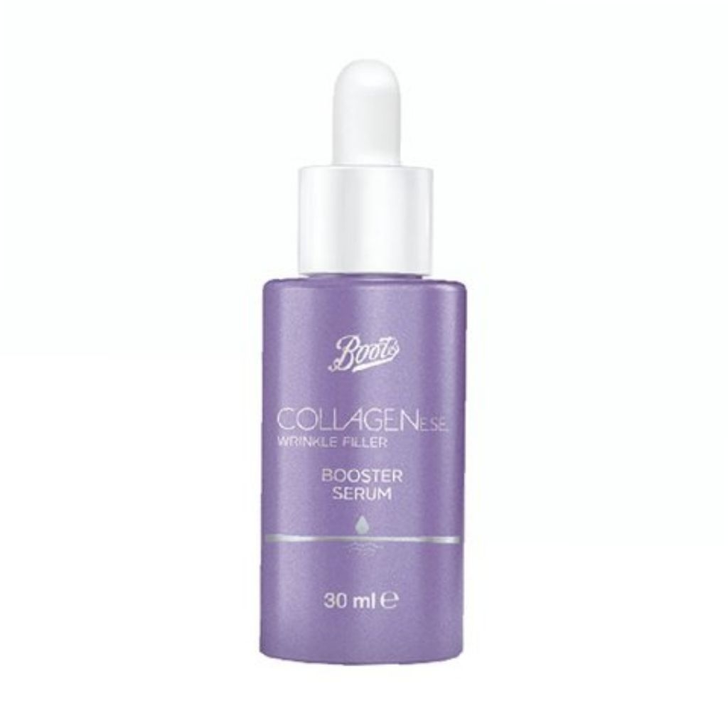 Boots Collagenese Wrinkle Filler Booster Serum Wajah Anti Kerutan Penuaan Original 30ml