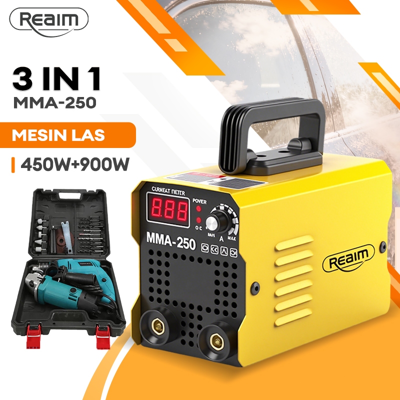 Reaim Mesin Las Inverter 450 Watt Las Listrik 450 Watt Listrik Mesin Trafo Las Welding Machine Weldi