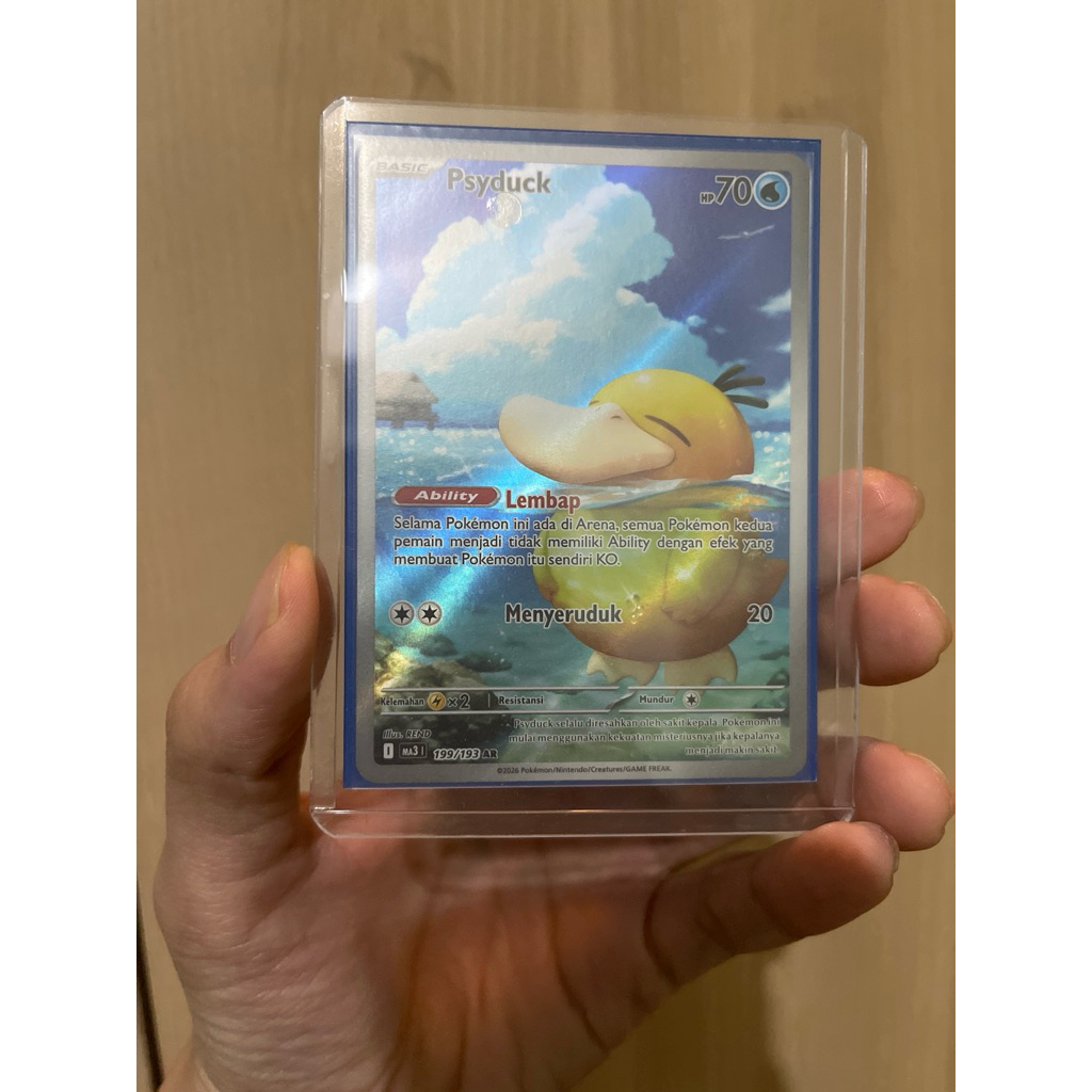 Psyduck AR MA3 Pokemon Card TCG kartu Mega Impian