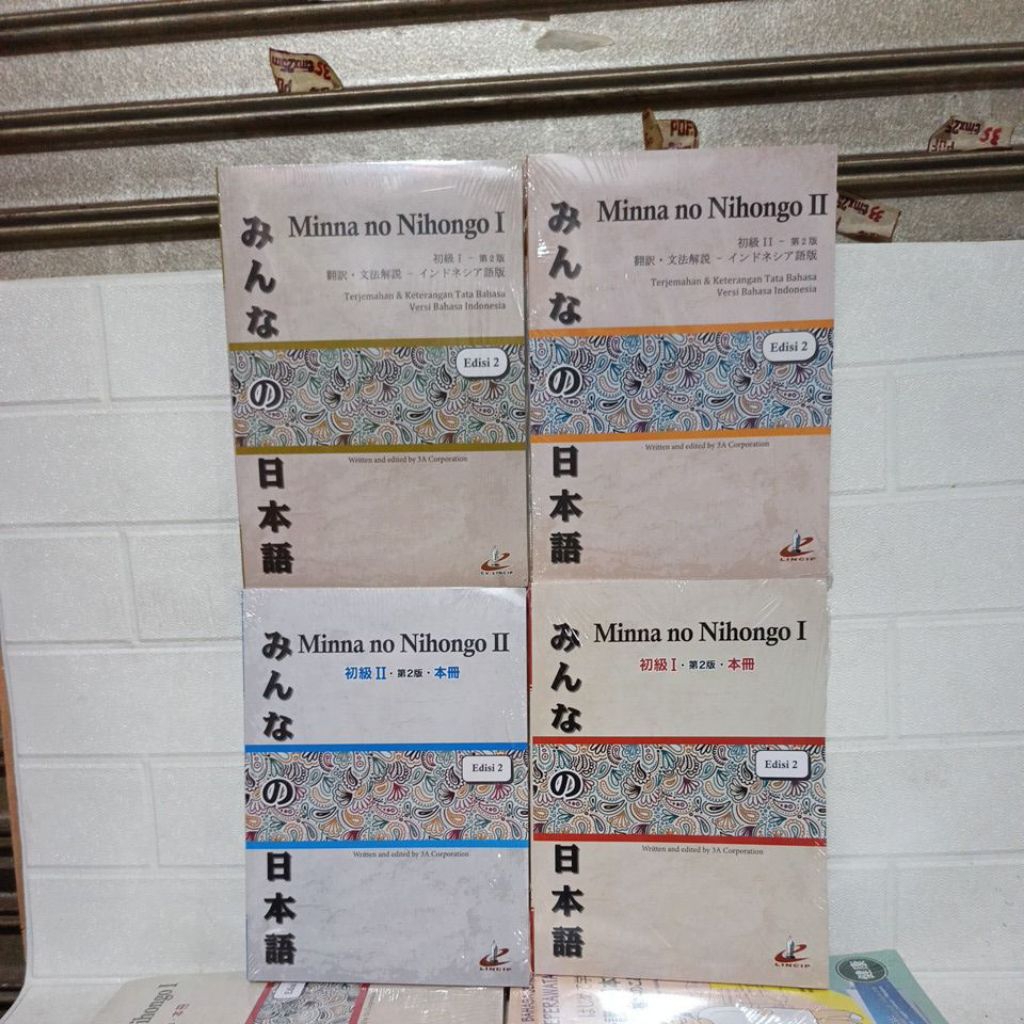 Buku Minna No Nihongo Full Bahasa Jepang Dan Terjemahan Edisi 2 . Original Buku Minna no Nihongo