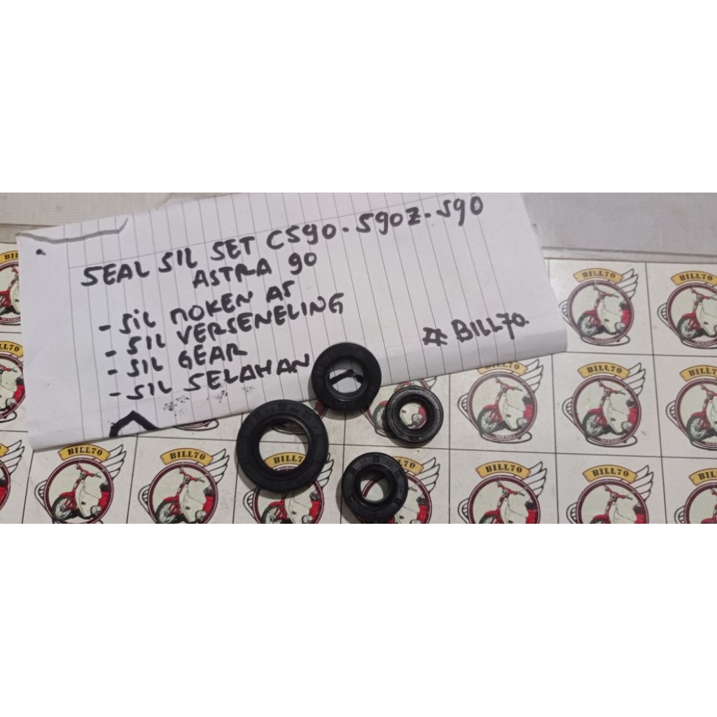 sil set mesin honda cs90 cs90z s90 s90z c90 castrol