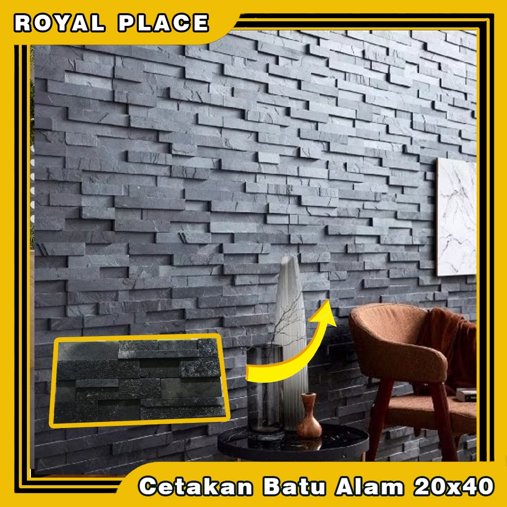 Cetakan Batu Alam Dinding Fiber Tebal | Cetakan Fiber Batu Alam | Cetakan Batu Alam Dinding Tempel