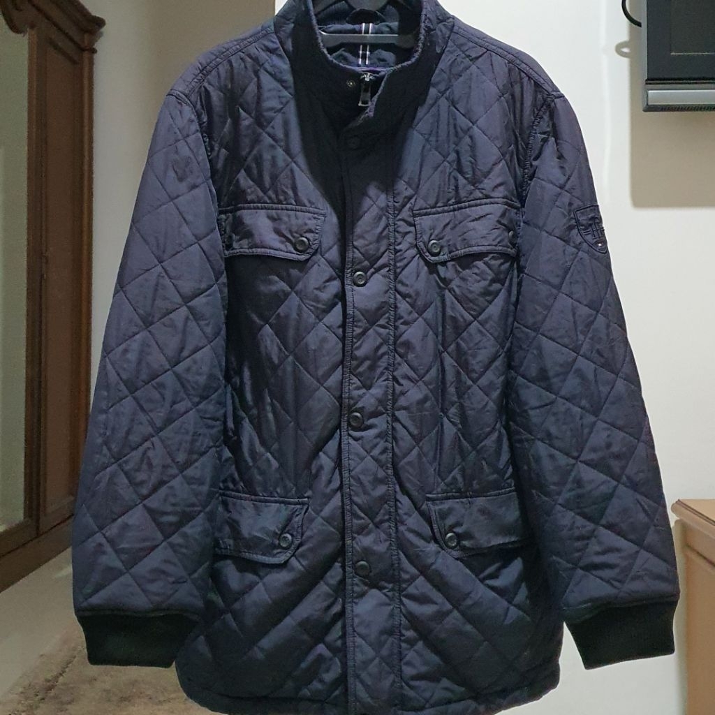 Jaket Tebal Tommy Hilfiger Original Navy