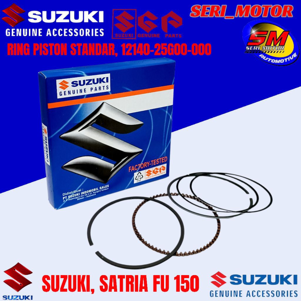 Ring Piston Standar Suzuki Satria Fu 150 Original SGP 12140-25G00-000