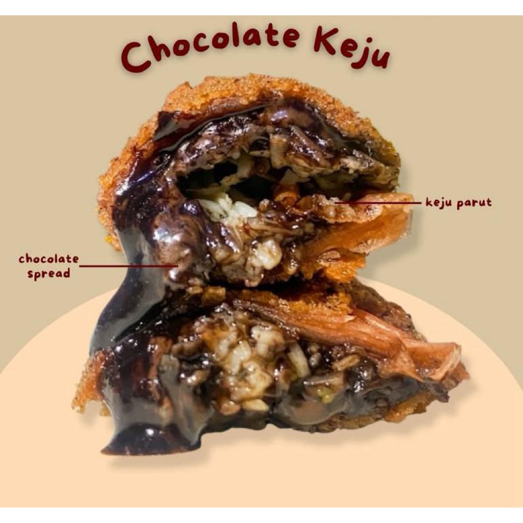 RISOLES COKLAT KEJU LUMER FROZEN