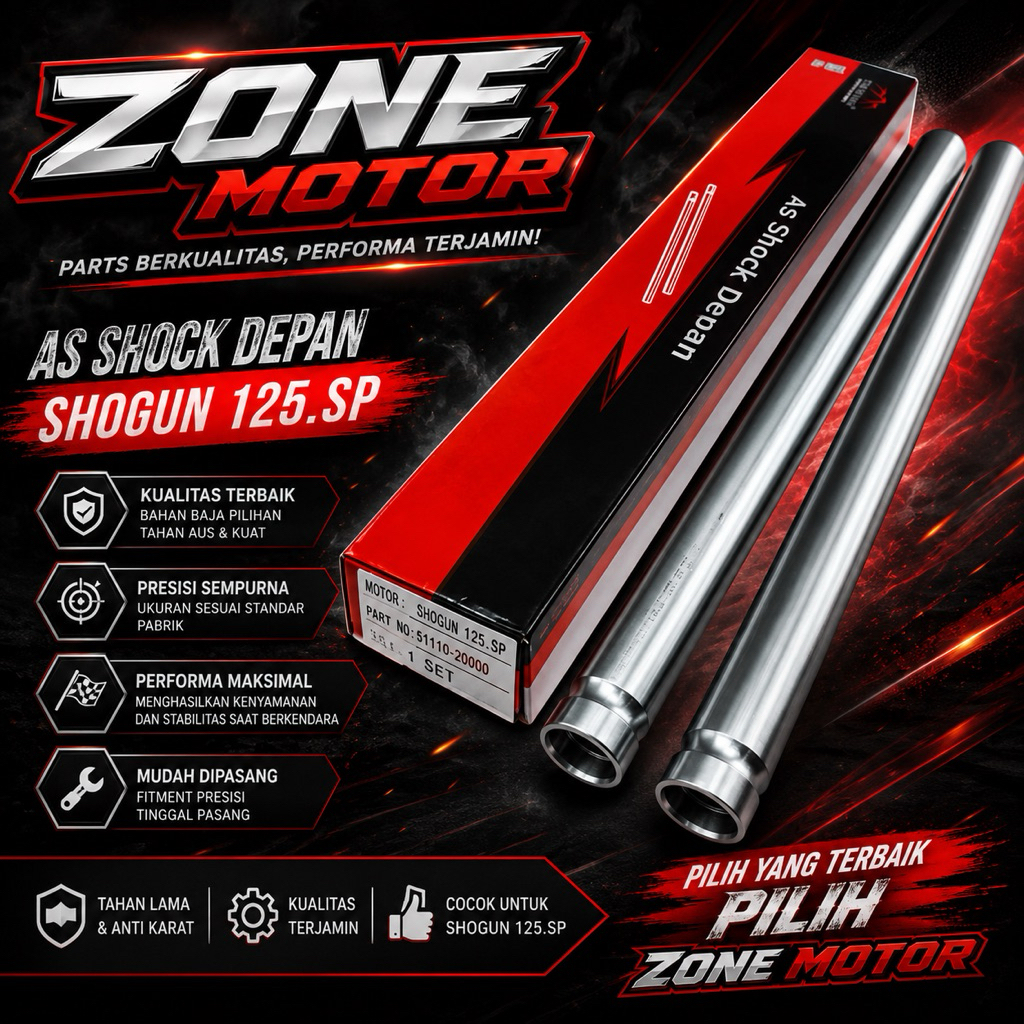Takayama AS SHOCK DEPAN tipe motor SHOGUN 125 SP (DRAT) 1set