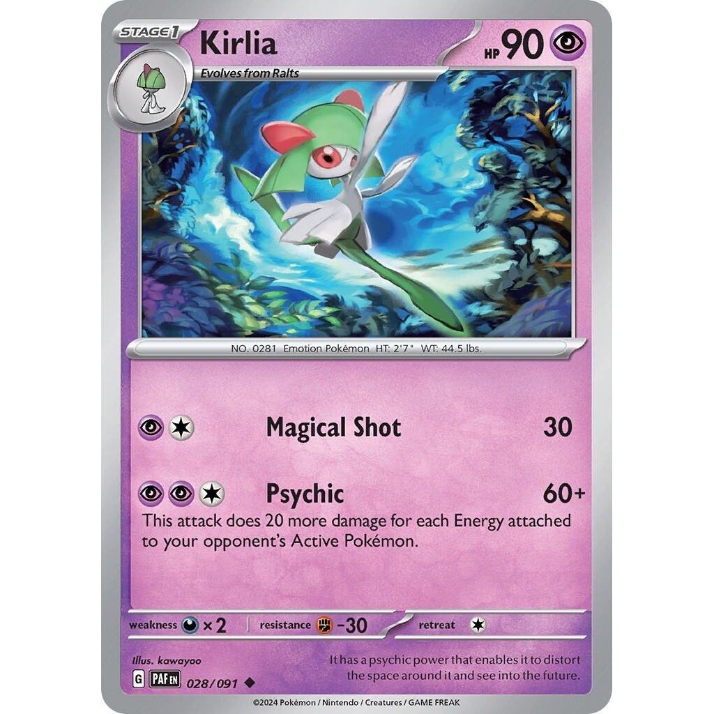 Tcg Pokemon Kirlia PAF Eng