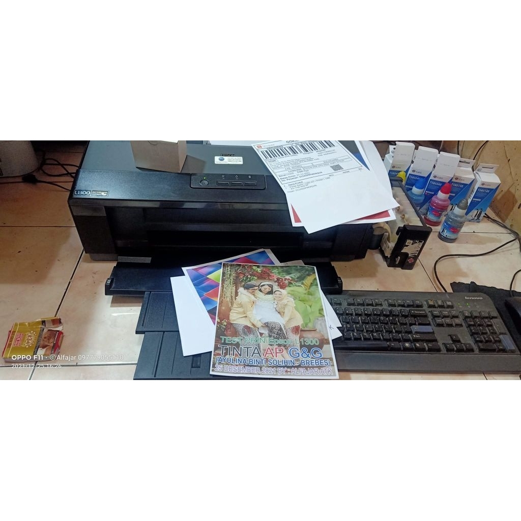 Printer Epson L1300 HEAD NEW tinta Dye