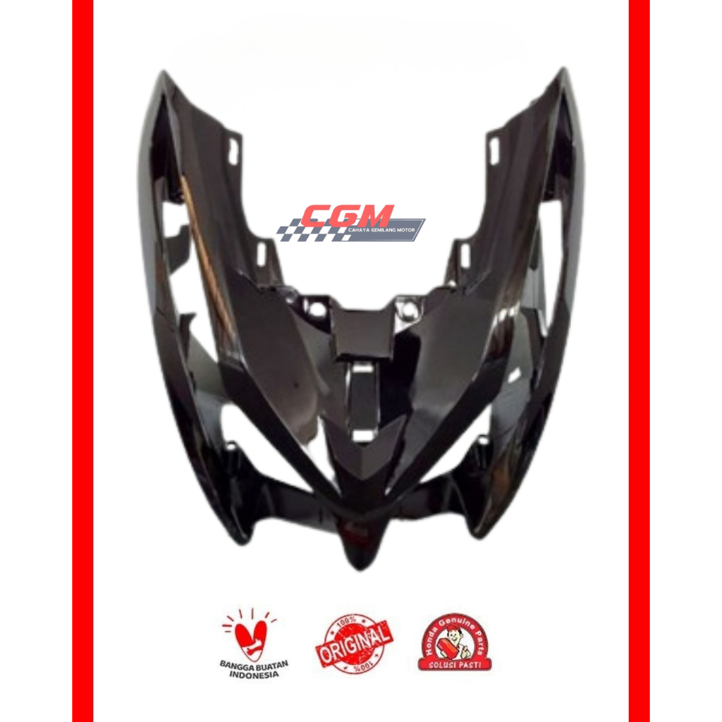 64301-KZR-600-POV cover front, panel depan, tameng depan, krodong lampu vario 125 lama/old, vario 12