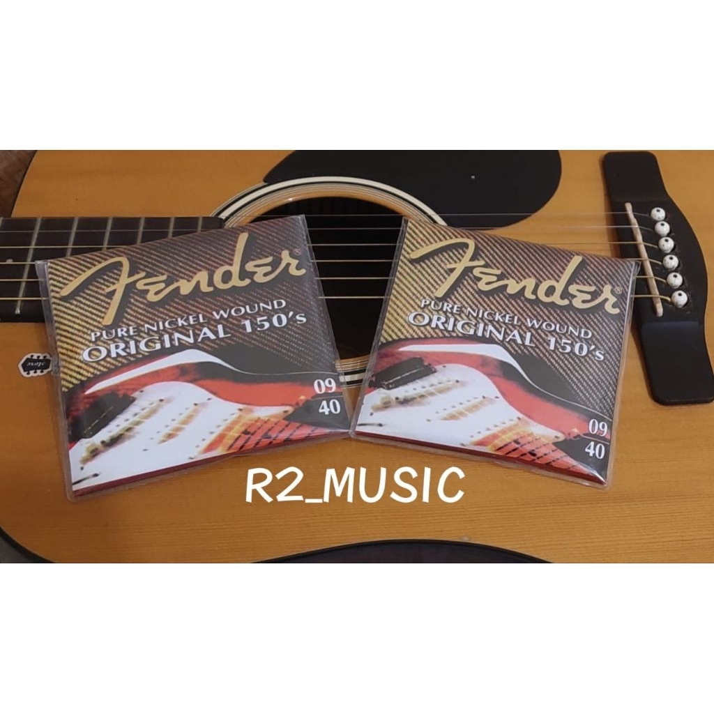 Senar Gitar Fender 1 Set Ukuran 009