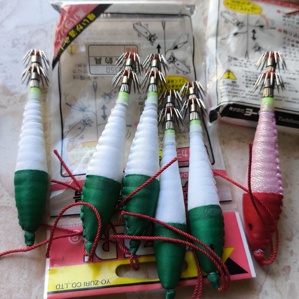 Umpan Cumi Yozuri 4.0 GLOW Asli Jepang Original Squid Jig