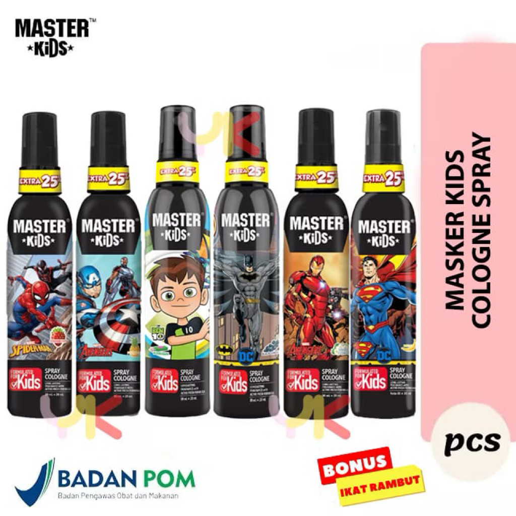 MASTER KIDS SPRAY COLOGNE, PARFUM ANAK MASTER KIDS 100ml
