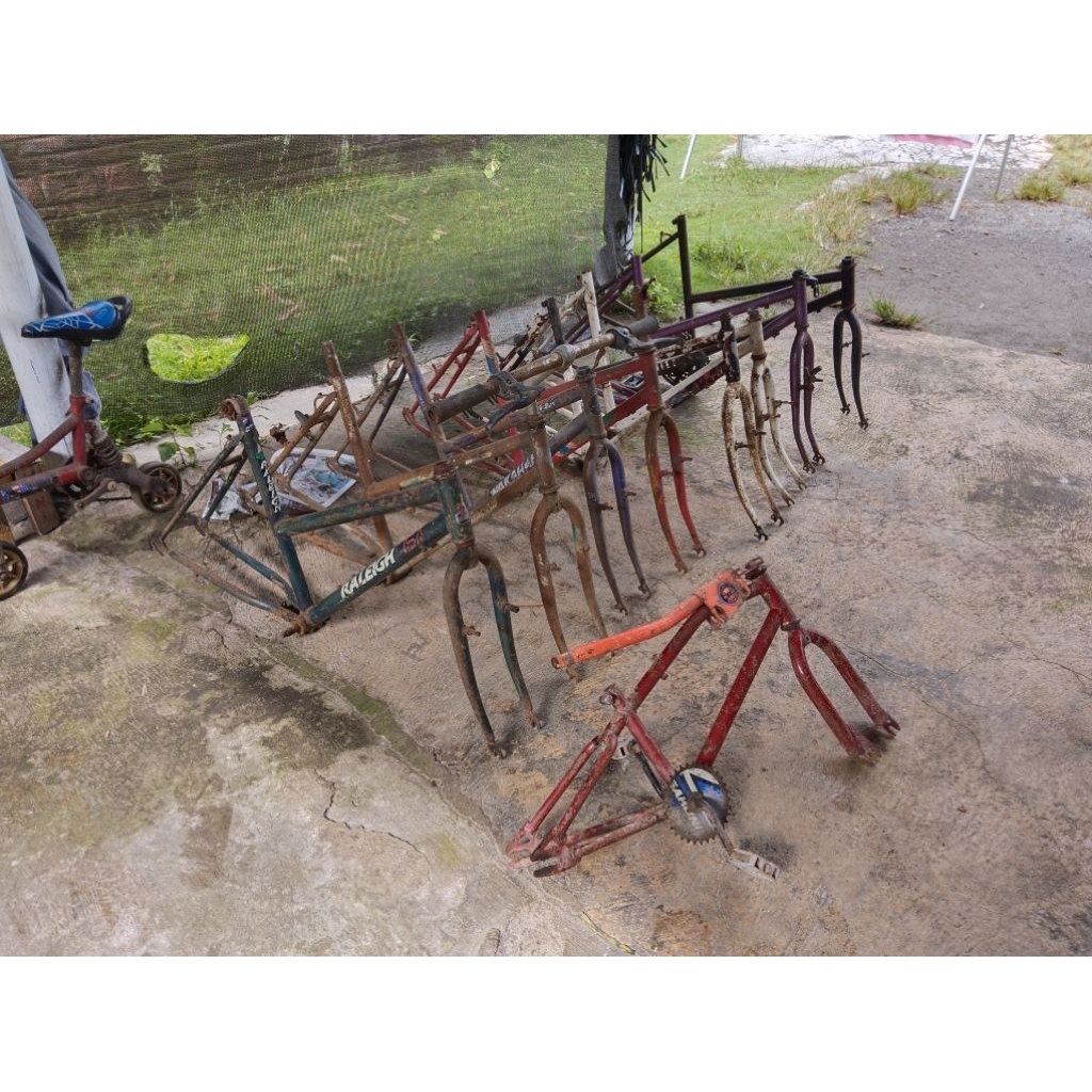 Frame rata air - Frame non federal - Frame commuter bike - Frame comuter bike - Frame sepeda custom