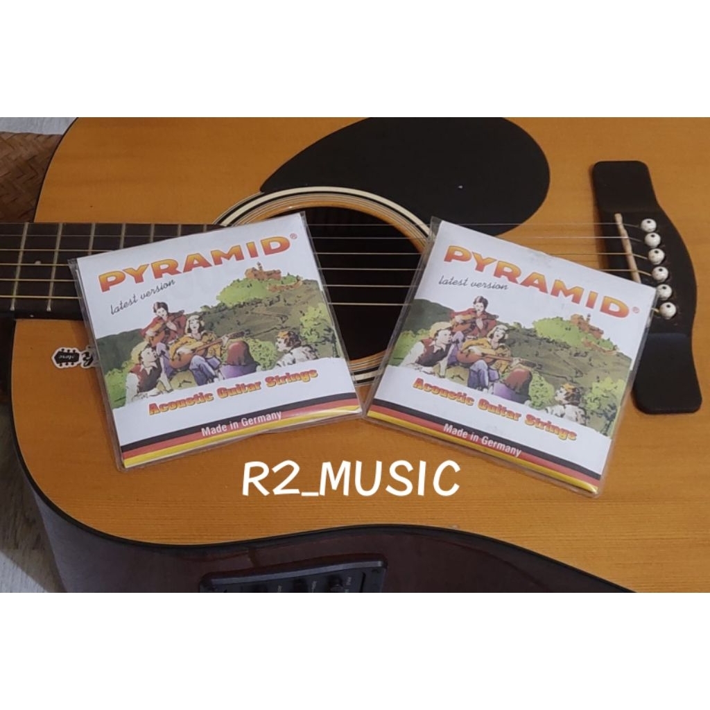 Senar Giar Pyramid Akustik 1 Set-Senar Gitar Pyramid 1 Set Akustik