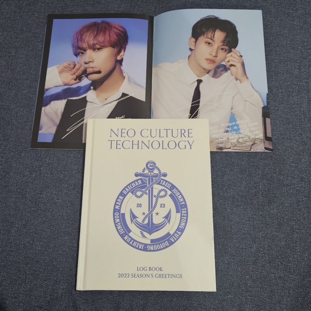 [ CLEARANCE SALE ] LOG BOOK SEASON GREETING NCT 127 2023 + MAGAZINE JOHNNY TAEYONG YUTA DOYOUNG JUNG