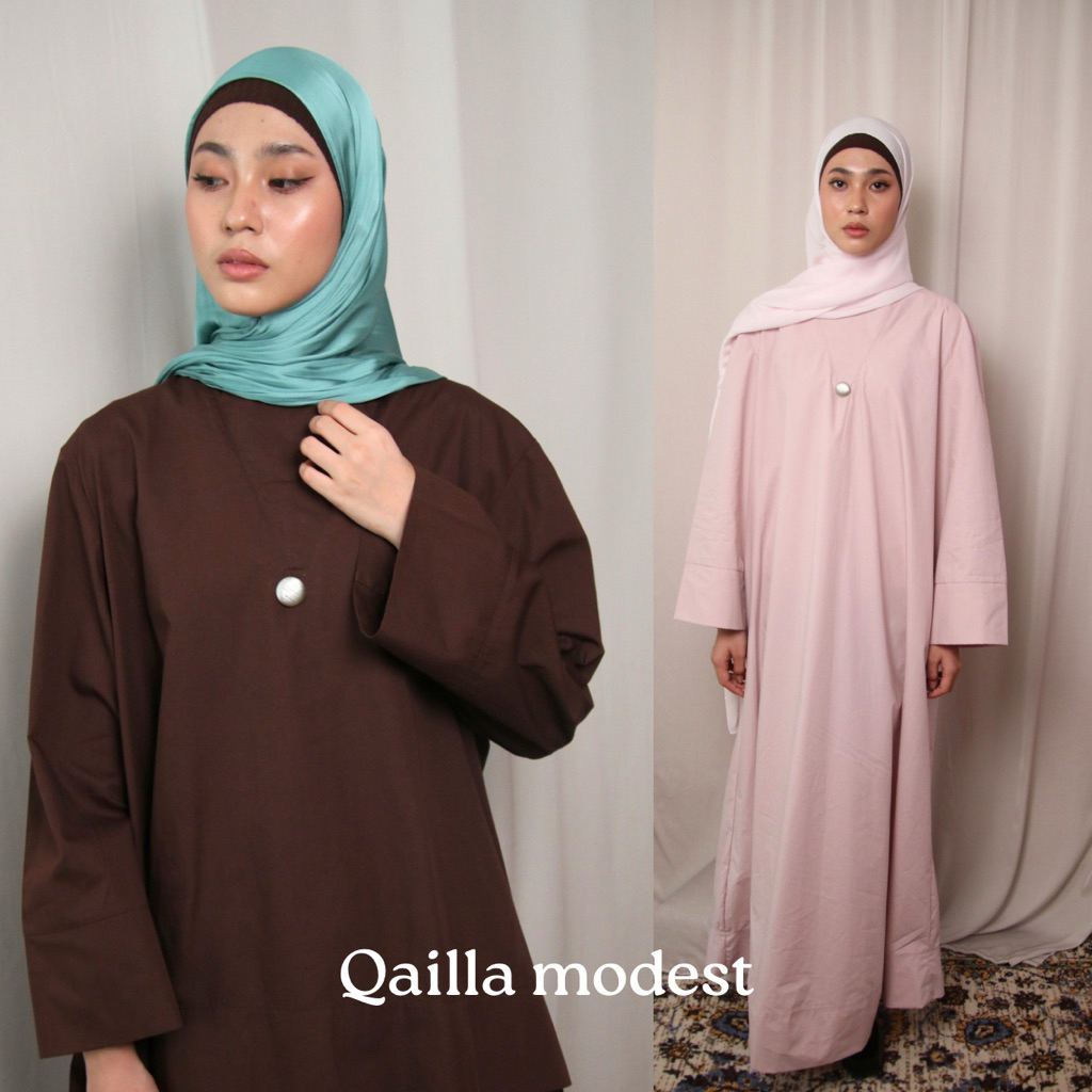 ARUNA DRESS | katun poplin dress
