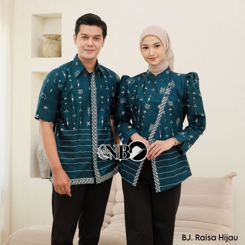 ATASAN BATIK PRIA WANITA ATASAN BATIK SERAGAM KANTOR SERAGAM BATIK MODERN