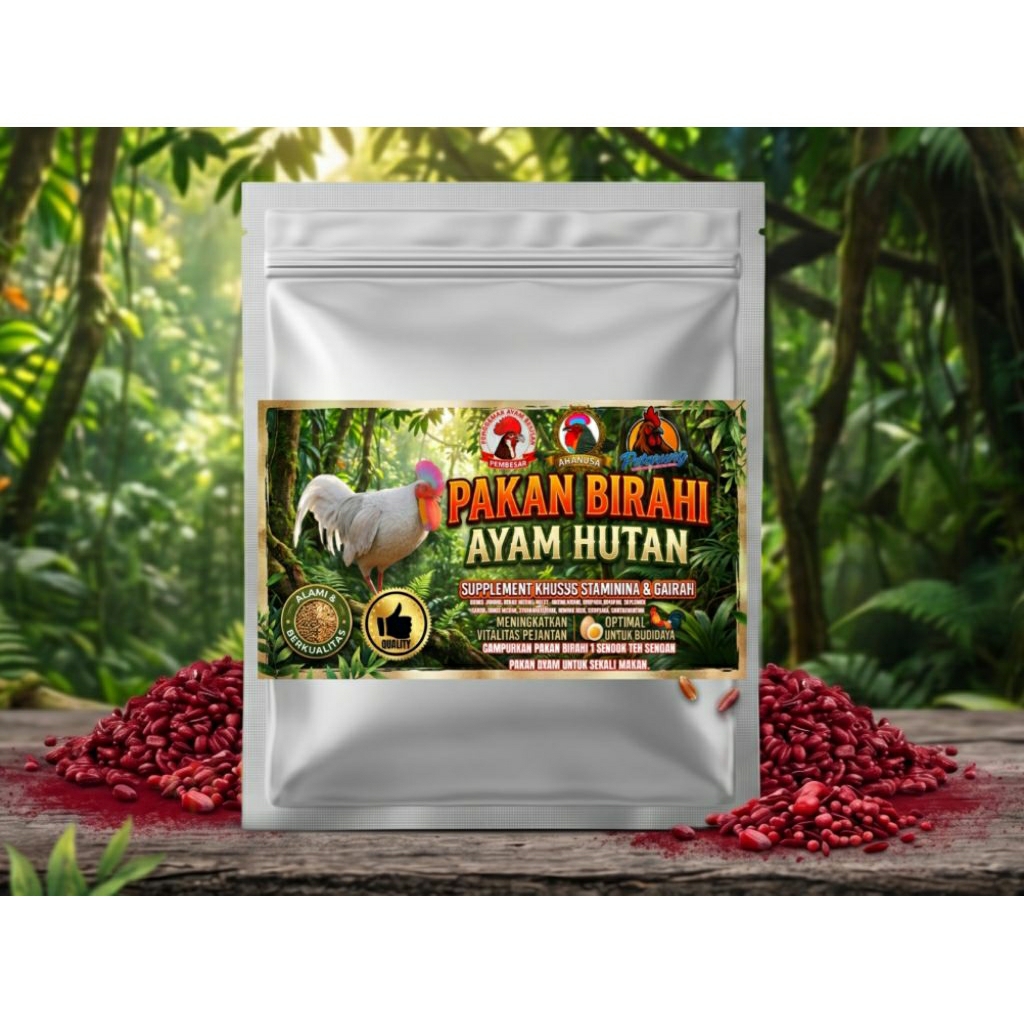 PAKAN BIRAHI AYAM HUTAN