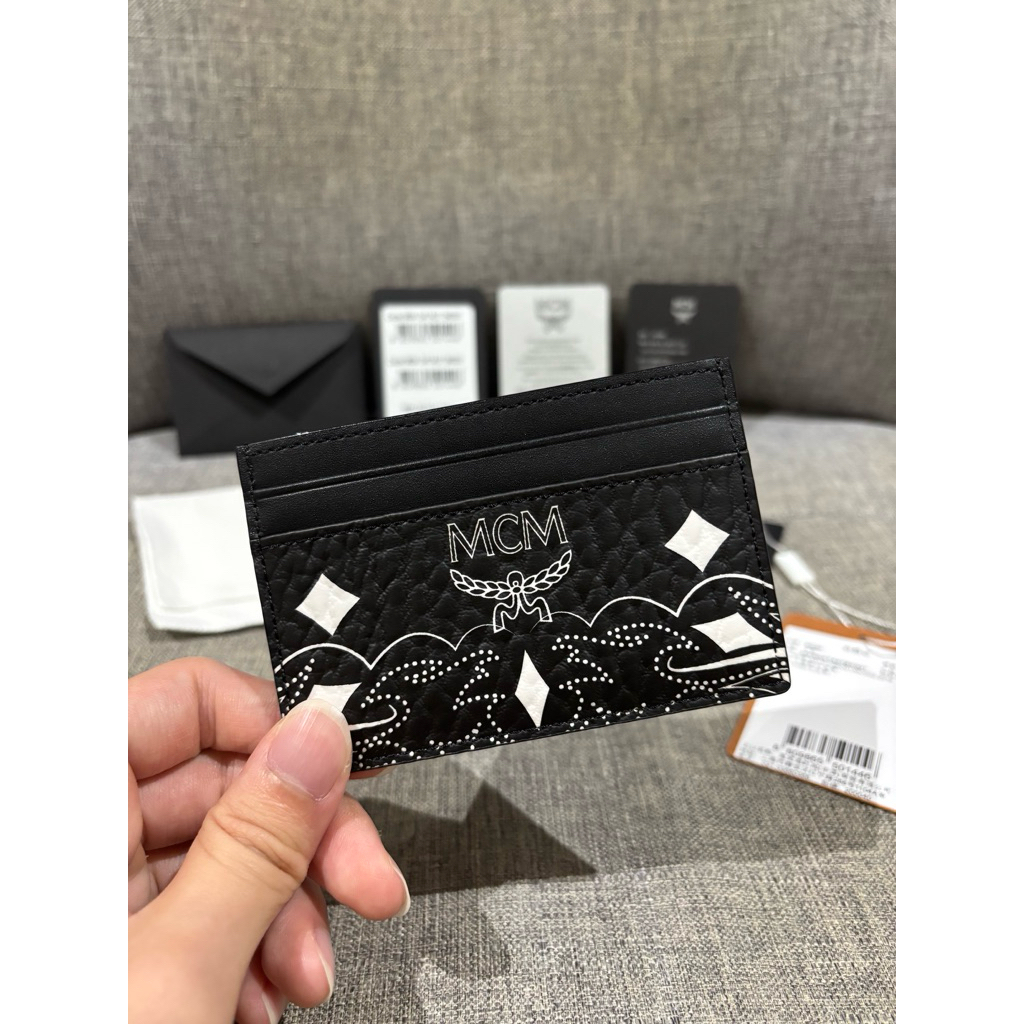 MCM Aren Bandana Card Holder Case Dompet Kartu FULLSET