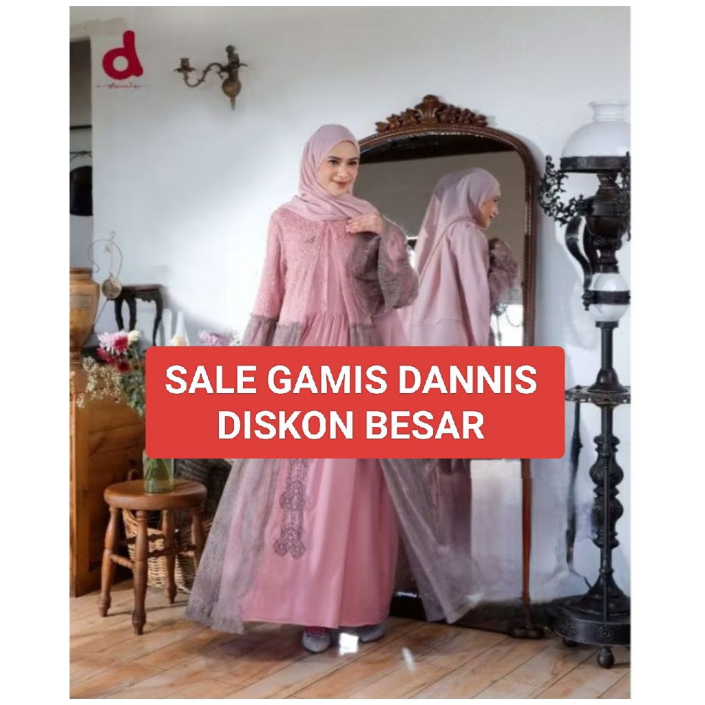 DANNIS SALE ABAYA DEWASA D' CHANTILLY BY DANNIS COLLECTION