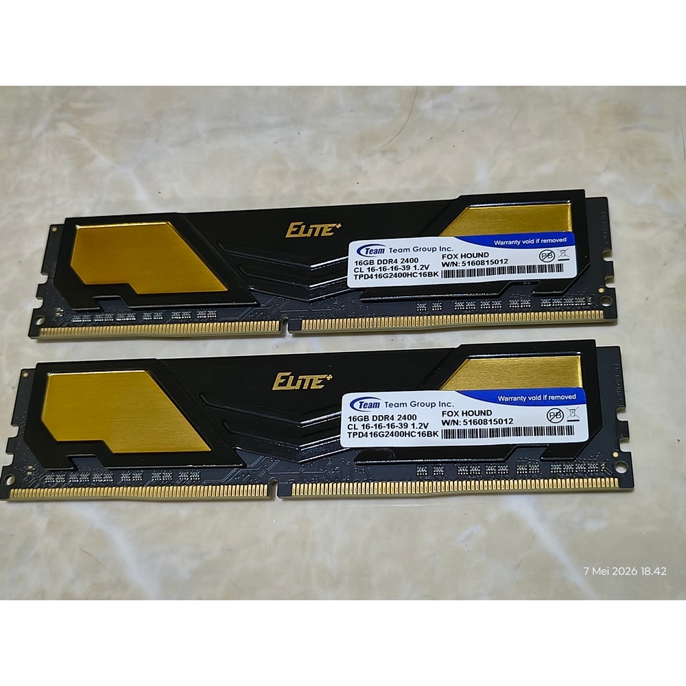 Team Elite+ DDR4 2x16GB (32GB) 2400MHz