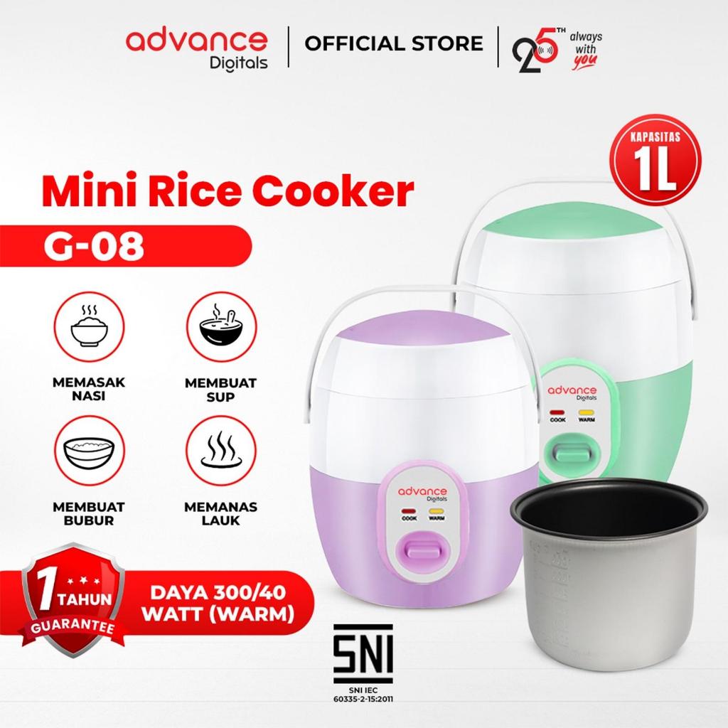 Advance magic com G-08 rice cooker 0.8 liter rice cooker mini magic com kecil rice cooker low watt r