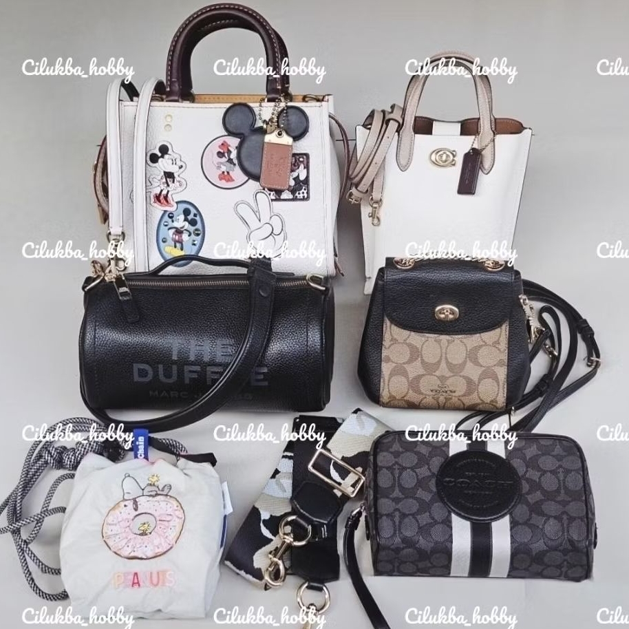 [ LIKENEW / ISTIMEWA COND ] MARC JACOBS* THE DUFFLE & COACH_PARKER MINI CONVERTIBLE  ORIGINAL.      