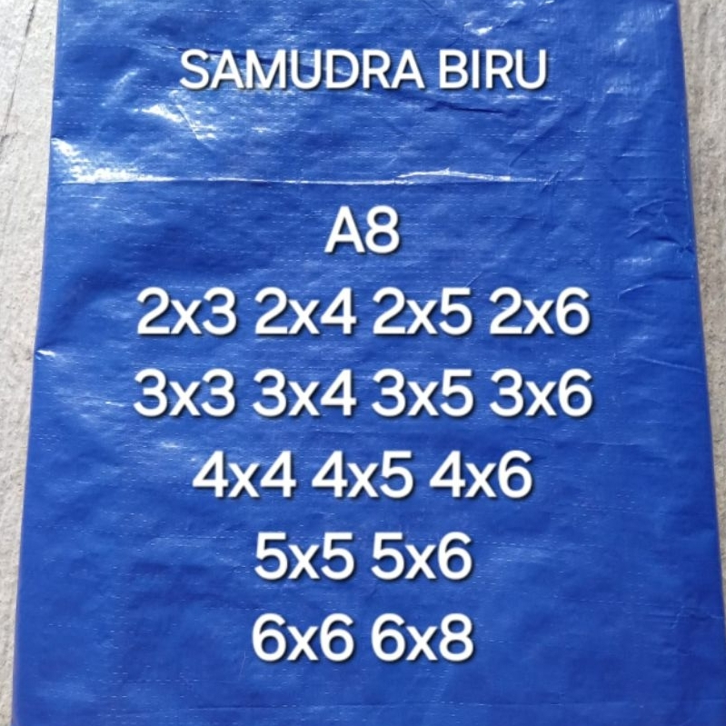 Terpal Tenda 6x8 A8 Terpal Jemur Padi Terpal Kolam Ikan