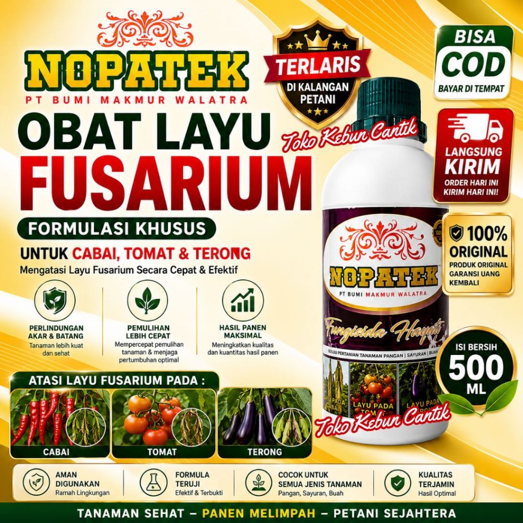 Tomat & Terong Mulai Menguning dan Layu? Pakai NOPATEK | Diskon COD