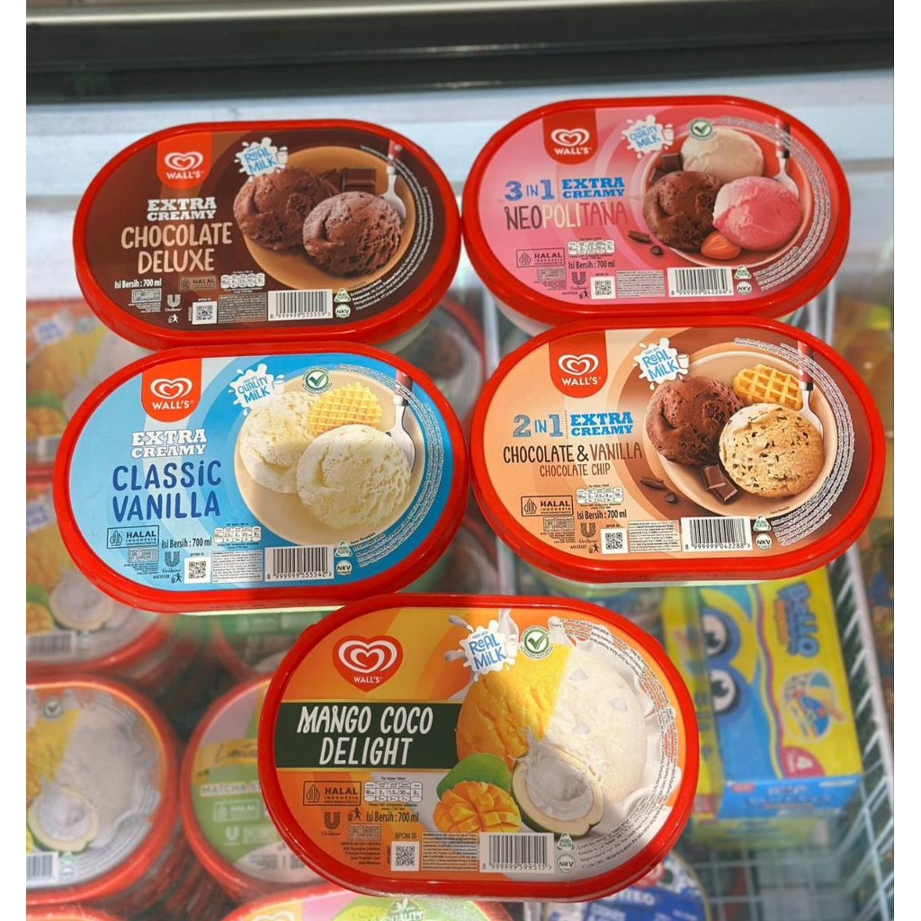 bundling ice cream Wall's / es krim walls ice cream isi 700ml