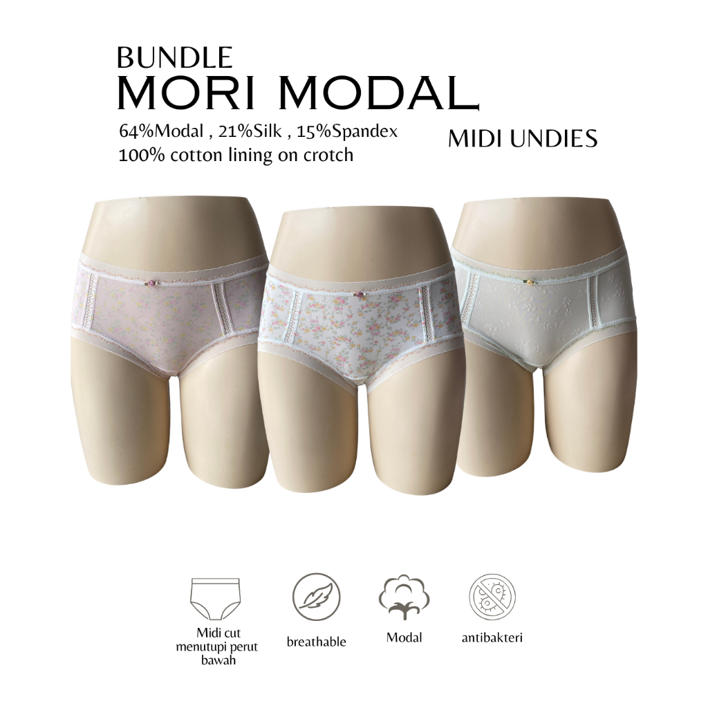 SNUGSANDHUG celana dalam Katun Modal Wanita antibakteri for everyday