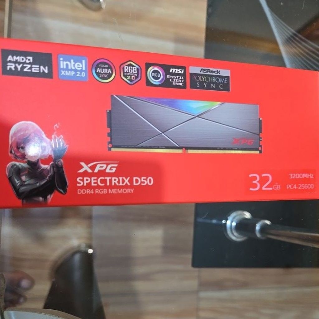 XPG SPECTRIX D50 1x32GB DDR4 PC4-25600 3200MHz