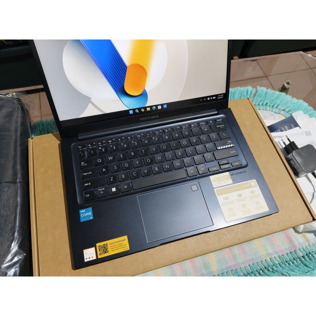 laptop asus vivobook 14 a1404va-ips356 core i3 gen 13 8/512 fhd ips garansi 2026 12