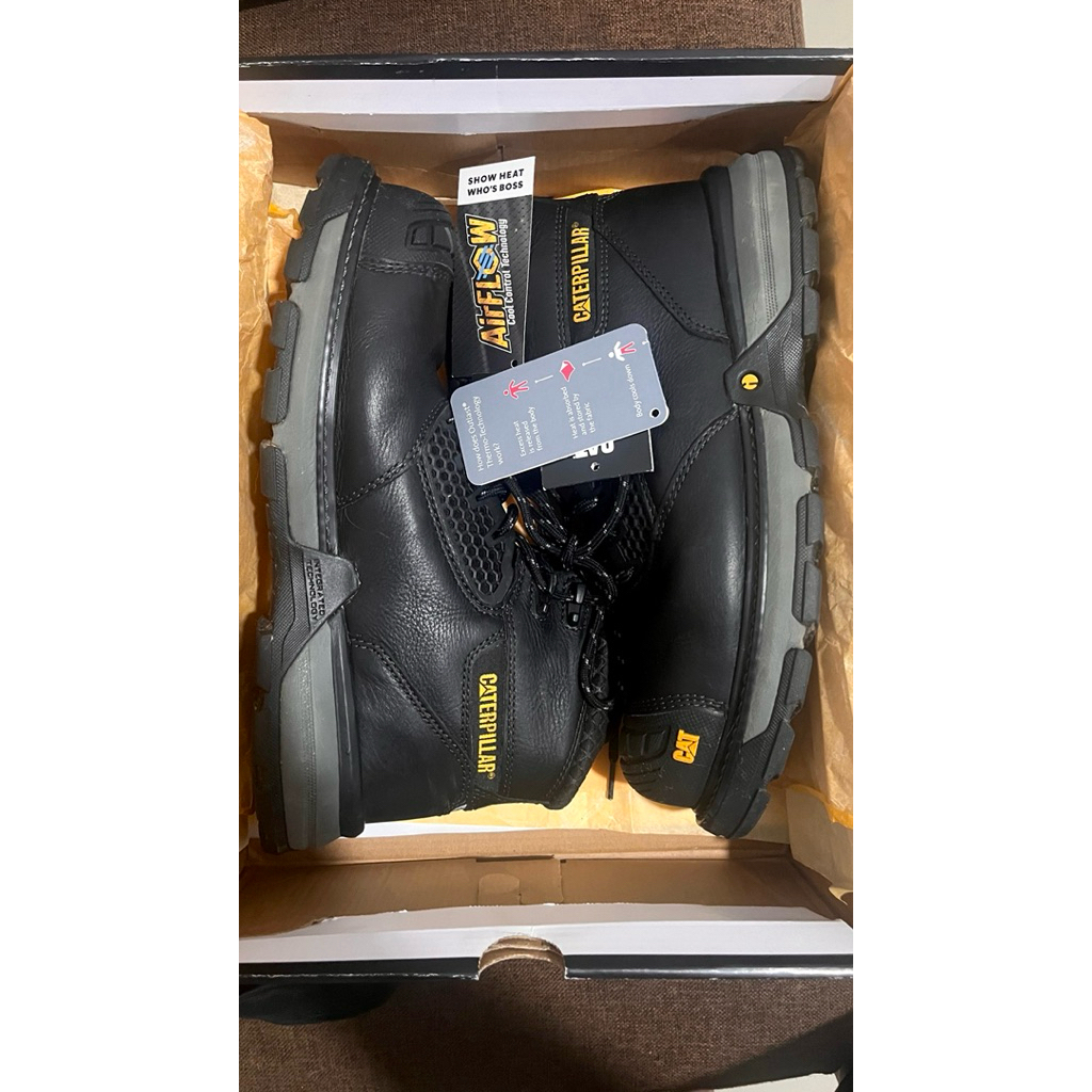 [ORI PRELOVED] Caterpillar Excavator Cool Aus Superlite Safety Boots