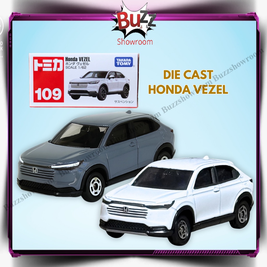Diecast Honda Vezel RV Mobil Metal Takara Tomy Tomica Regular 109
