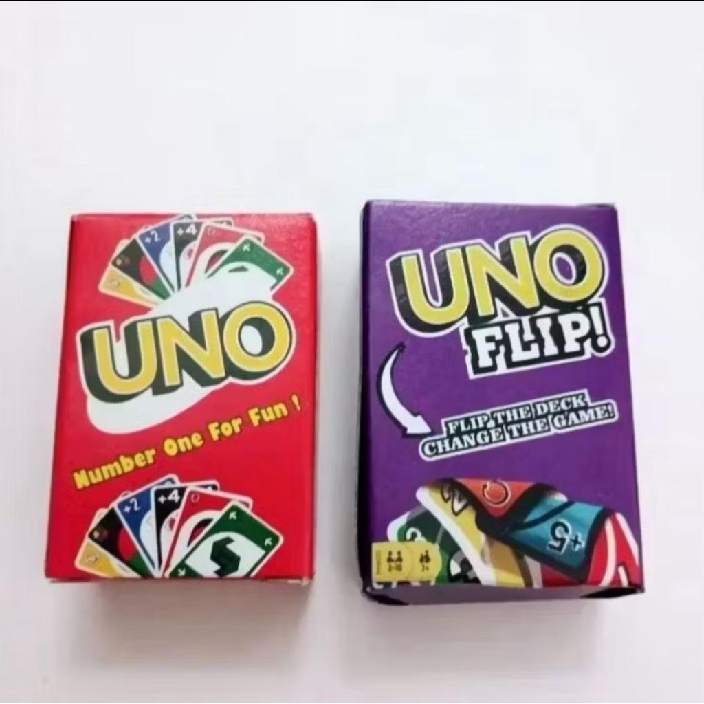 Kartu Uno Mini Warna Merah Kartu Uno Ukuran Kecil