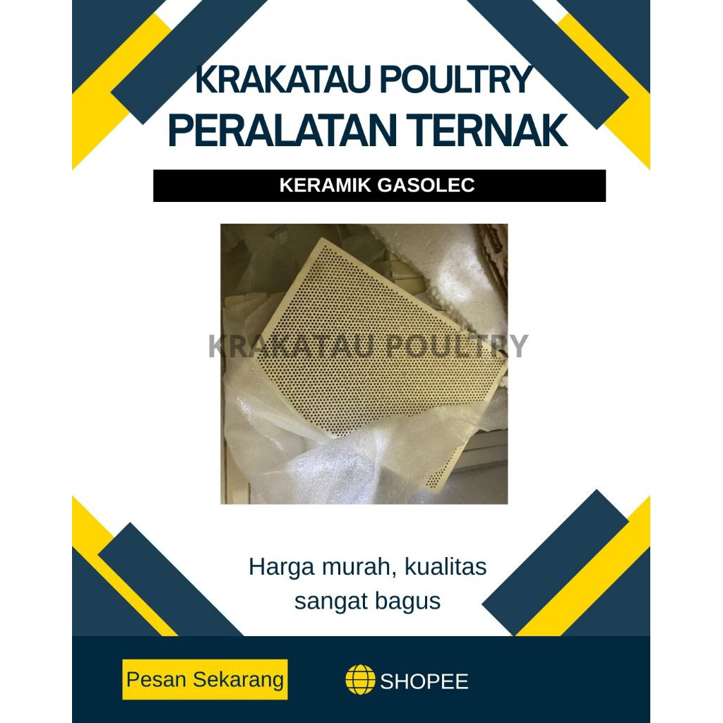 JUAL KERAMIK GASOLEC TERBAIK PEMANAS KANDANG AYAM
