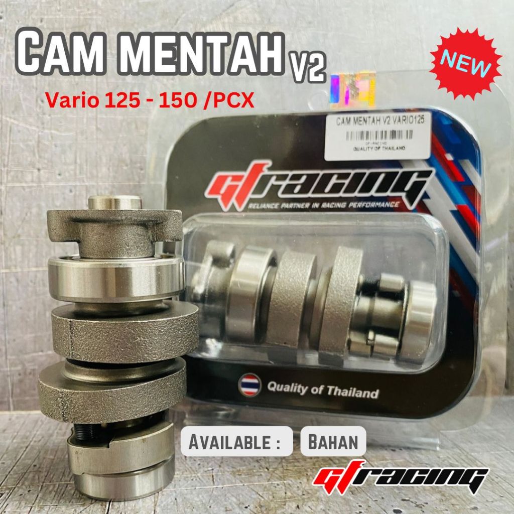 noken as mentah gf racing vario pcx 125 150 cam bahan bubut