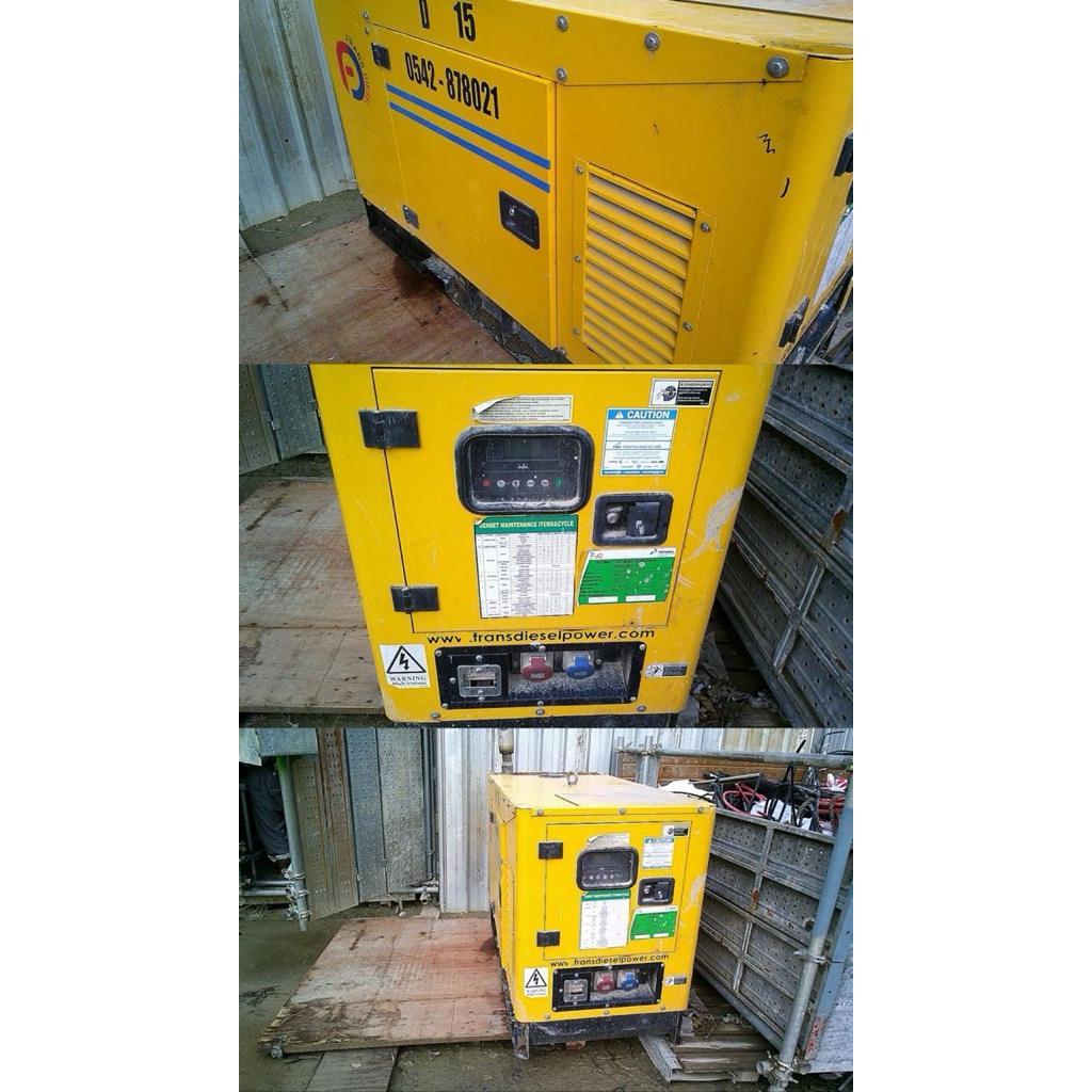 Genset silent Generator 15kva 3phase