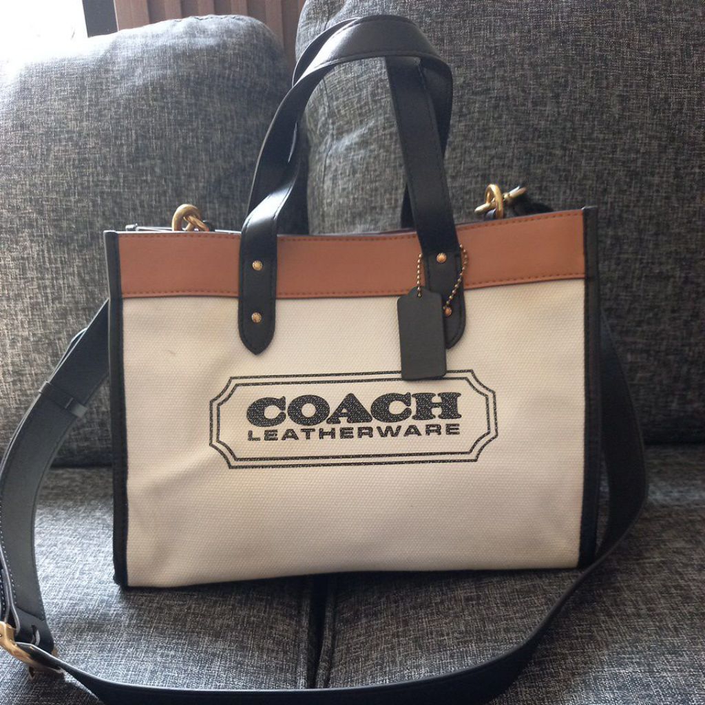 [PL] Ori Authentic Coach Field Tote 30 in colorblock